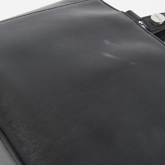 KENZO Black Leather Eye Patch Tote - Picture 7 of 8